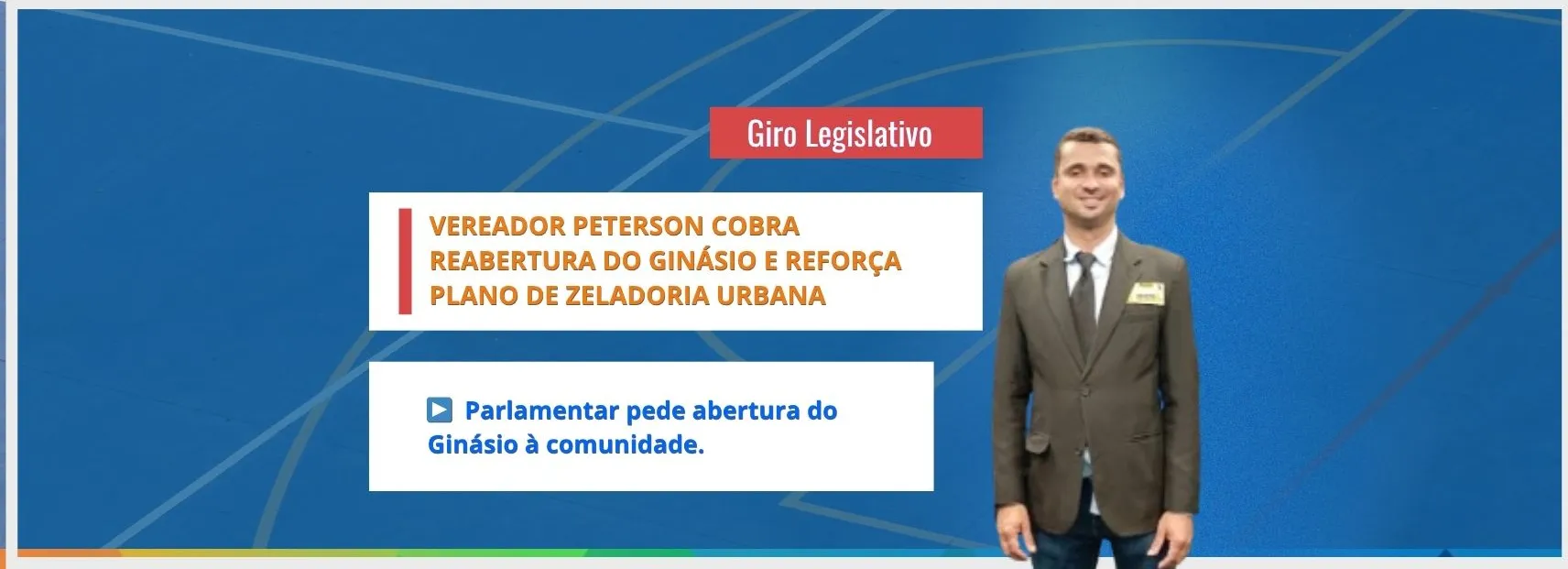 Vereador Peterson Oliveira pauta a infraestrutura, o lazer e o sonho da casa própria em Lucianópolis