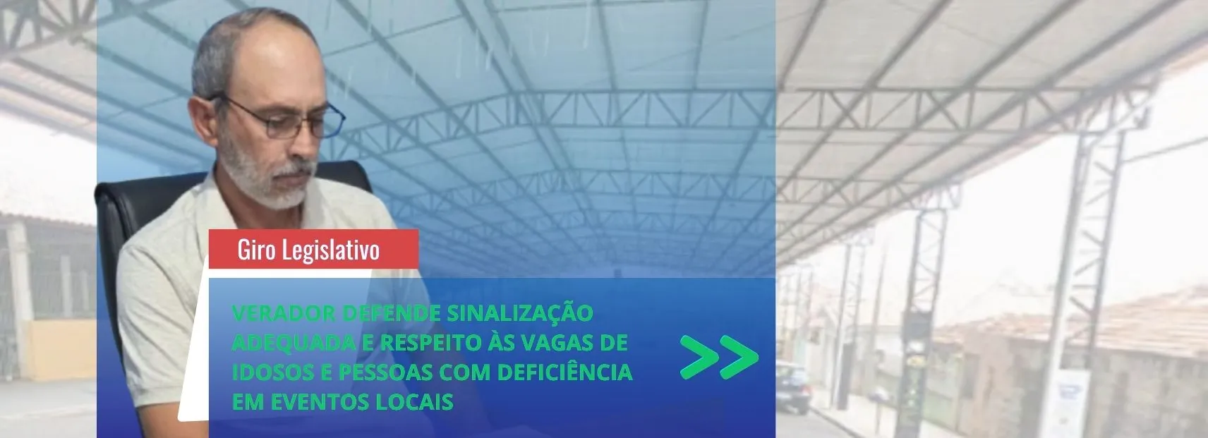 Vereador José Eduardo Bonaci sugere vagas exclusivas para idosos e PCDs em quermesses