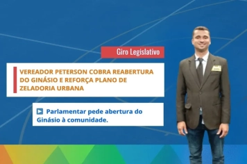 Vereador Peterson Oliveira pauta a infraestrutura, o lazer e o sonho da casa própria em Lucianópolis