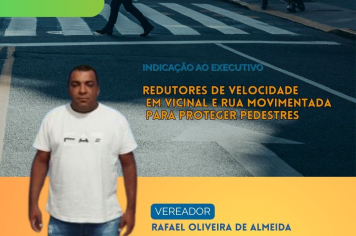 Indicação de vereador Rafael busca reforçar segurança viária em trechos perigosos de Lucianópolis