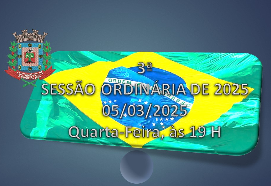 3ª Sessão Ordinária de 2025