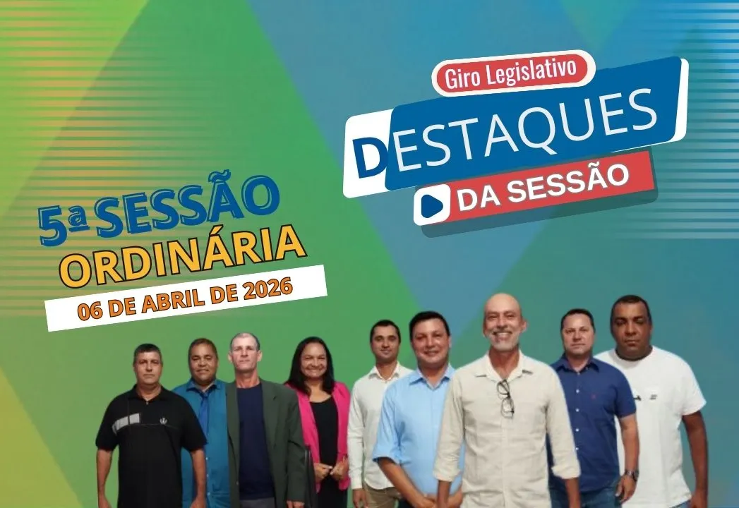 Resumo: 5ª Sessão Ordinária da Câmara Municipal de Lucianópolis